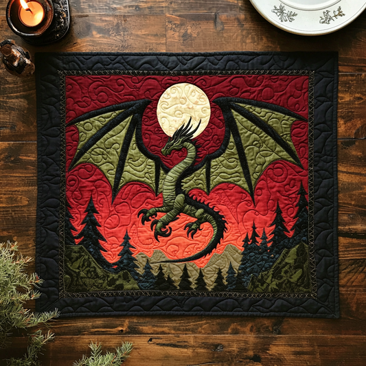Dragon Flame Quilted Placemat NCU0DV6219