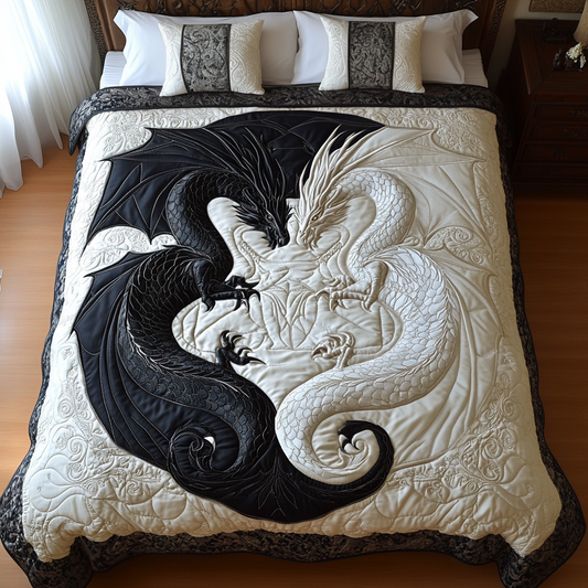 Dragon Flight 3-Piece Quilted Bedding Set NCU0DK8044