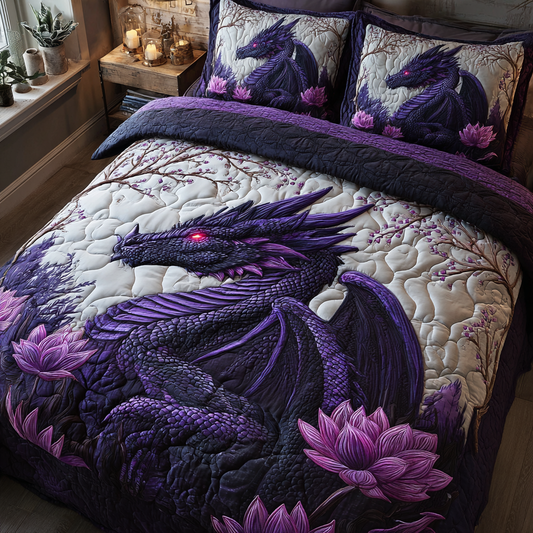 Dragon Heart 3-Piece Quilted Bedding Set NCU0DK8316