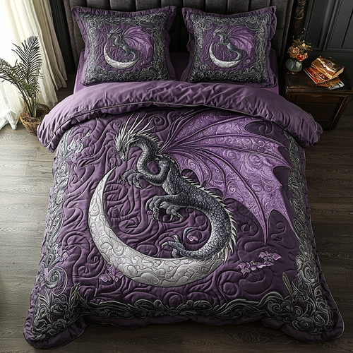Dragon Heart 3-Piece Quilted Bedding Set NCU0DV6212