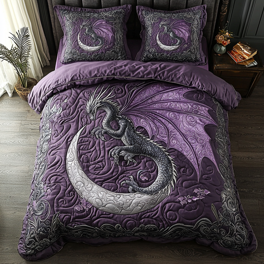 Dragon Heart 3-Piece Quilted Bedding Set NCU0DV6212