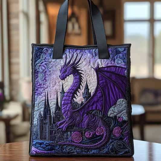 Dragon Path Quilted Tote Bag NCU0DV6813
