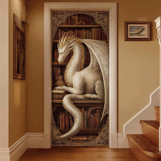 Dragon Reader Quilted Door Cover NCU0DV8838