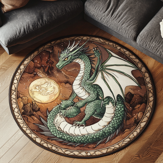 Dragon Realm Quilted Round Mat NCU0DK7455