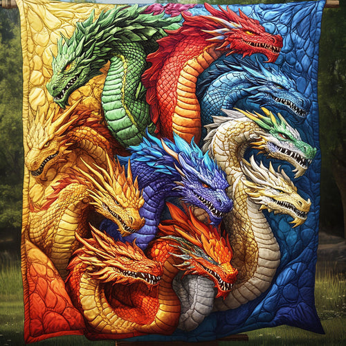 Dragon Roar Quilted Blanket NCU0NT6173