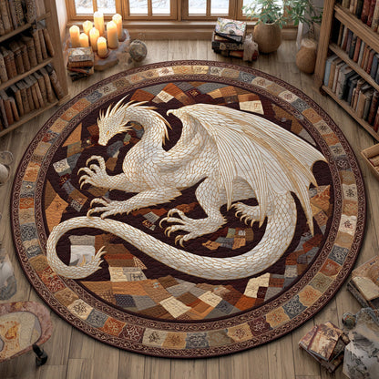 Dragon Royale Quilted Round Mat NCU0DV7919