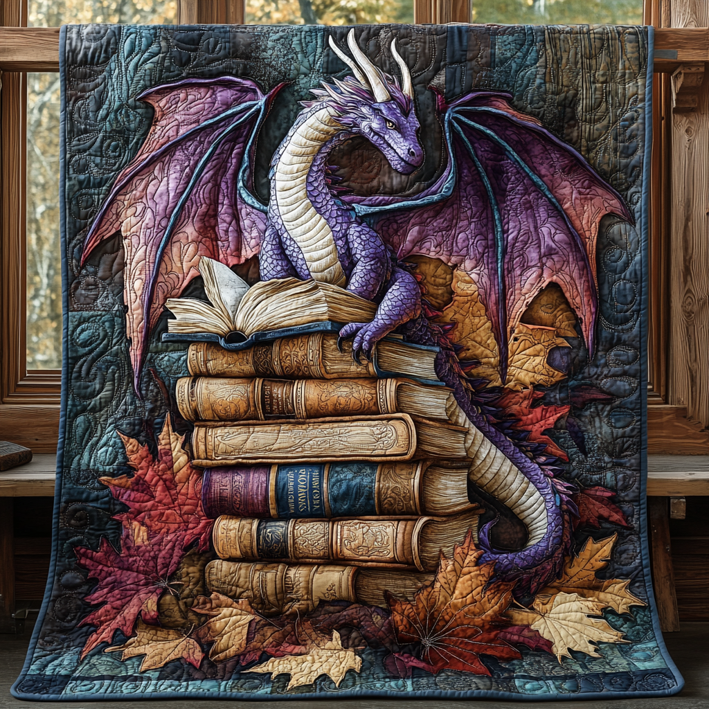 Dragon Rune Quilted Blanket NCU0DV1092