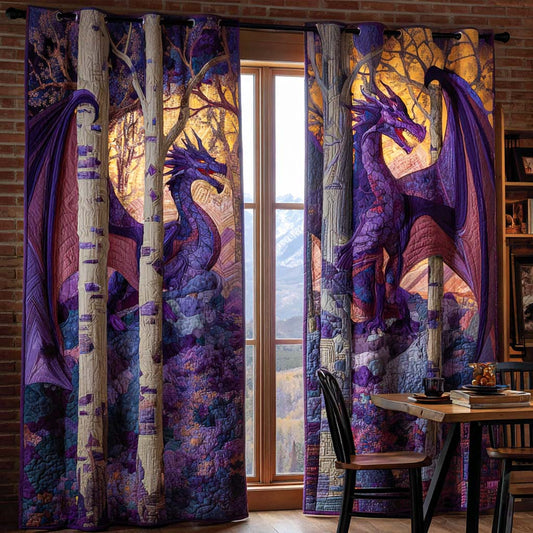 Dragon Scales Quilted Curtains NCU0NT11168