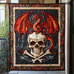 Majestic Dragon Quilted Table Runner GFTOTP3588 main image 1