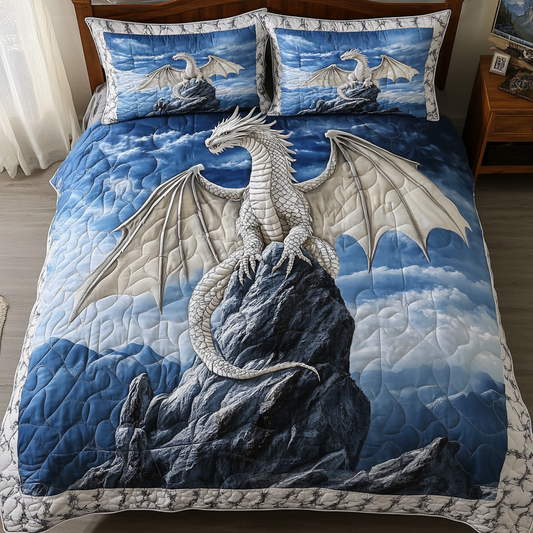 Dragon Spirit 3-Piece Quilted Bedding Set NCU0DK8041