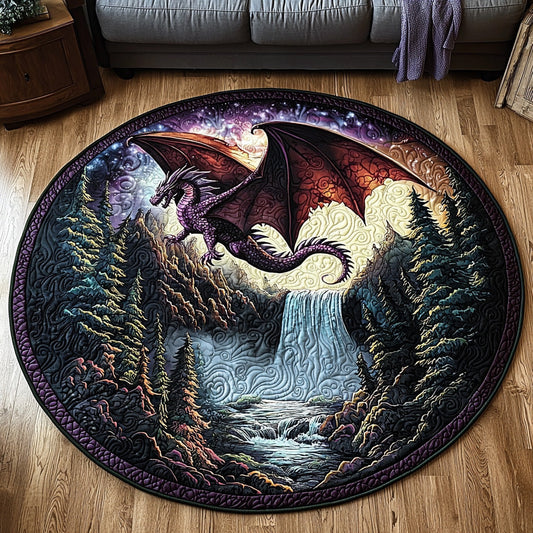 Dragon Stone Quilted Round Mat NCU0DV6448
