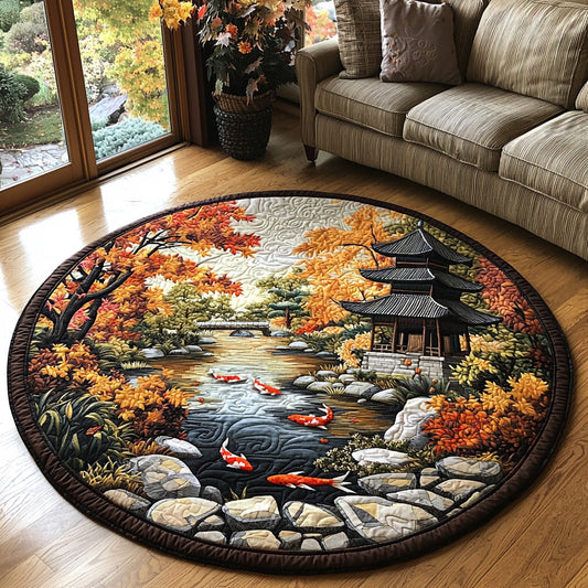 Dragon Stream Quilted Round Mat NCU0DV6862
