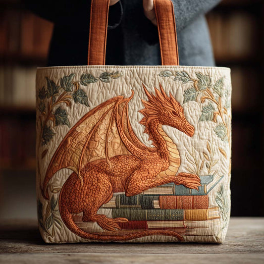Dragon Tale Quilted Tote Bag NCU0TD167