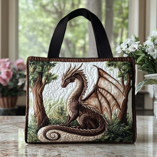Dragon Twilight Hues Quilted Tote Bag NCU0NT8454