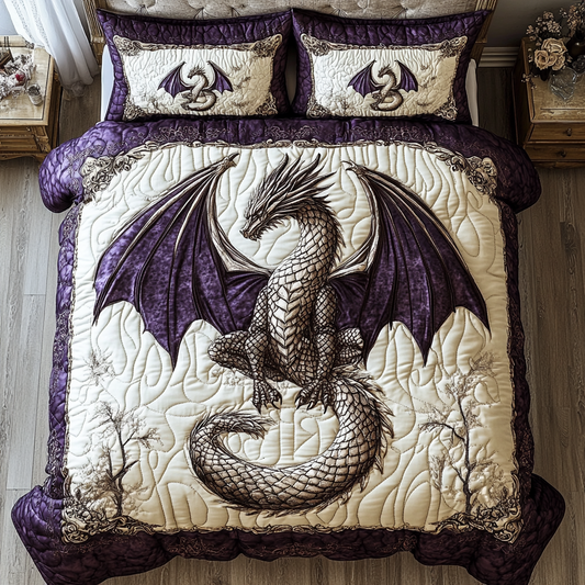 Dragon Wings 3-Piece Quilted Bedding Set NCU0DK7400