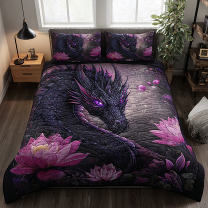 Dragon Wings 3-Piece Quilted Bedding Set NCU0DK8315