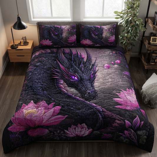 Dragon Wings 3-Piece Quilted Bedding Set NCU0DK8315