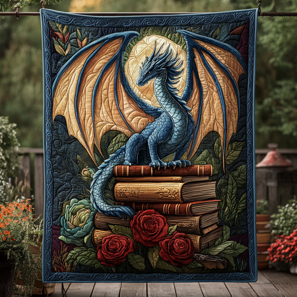 Dragon Quilted Blanket NCU0VT31