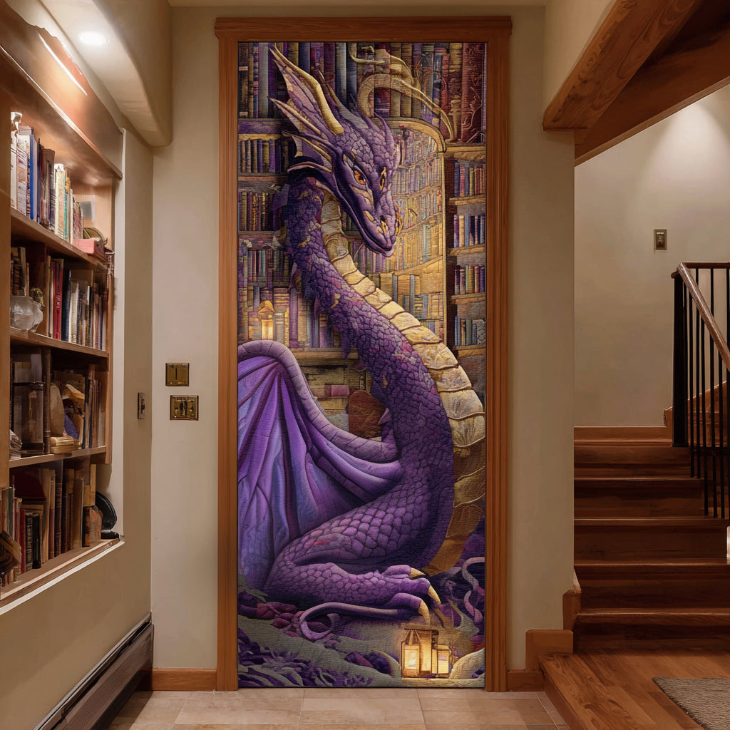 Dragon Wisdom Quilted Door Cover NCU0DV8842