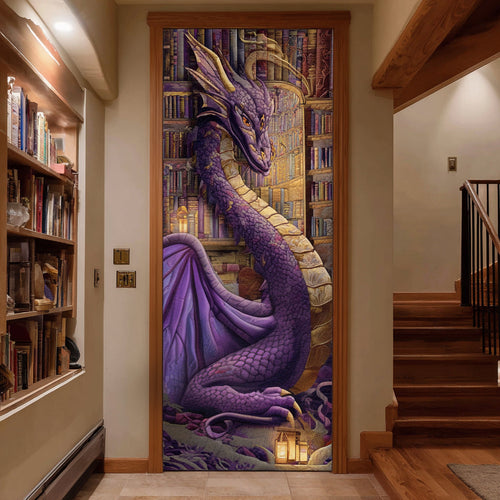 Dragon Wisdom Quilted Door Cover NCU0DV8842