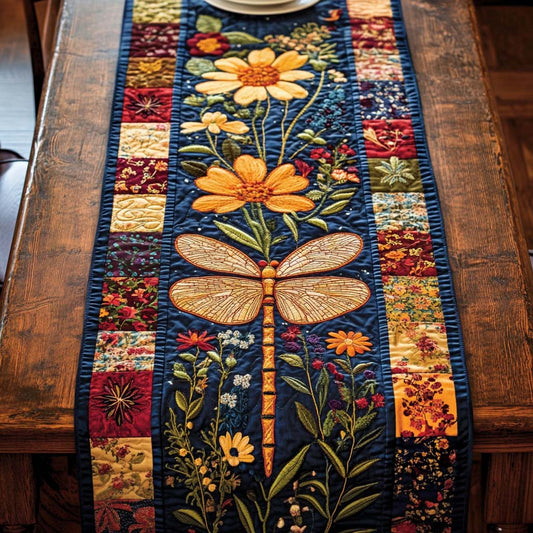 Dragonfly Bliss Quilted Table Runner NCU0NT10395