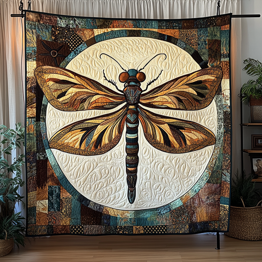 Dragonfly Breeze Quilted Blanket NCU0DK8633