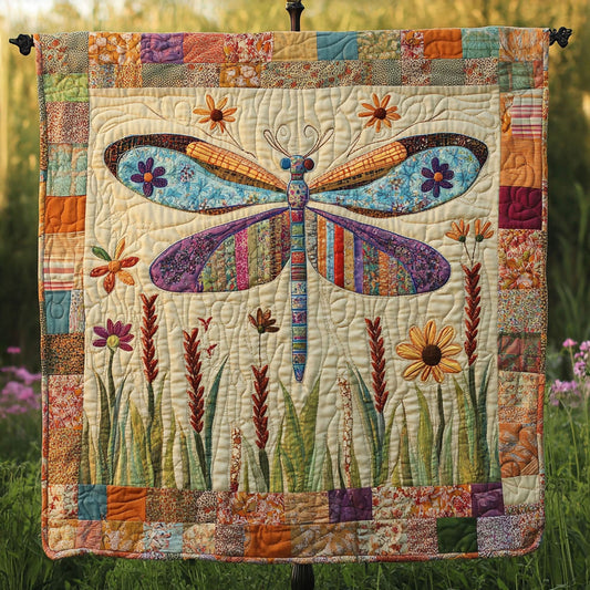 Dragonfly Dance Quilted Blanket NCU0PT6503