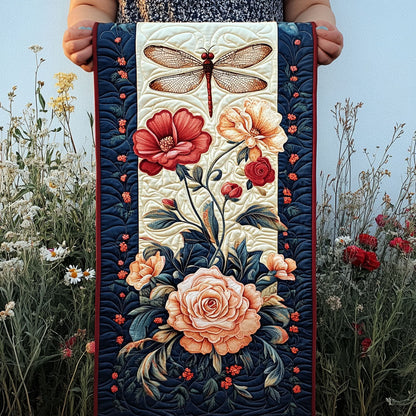 Dragonfly Delight Quilted Table Runner NCU0PT4497