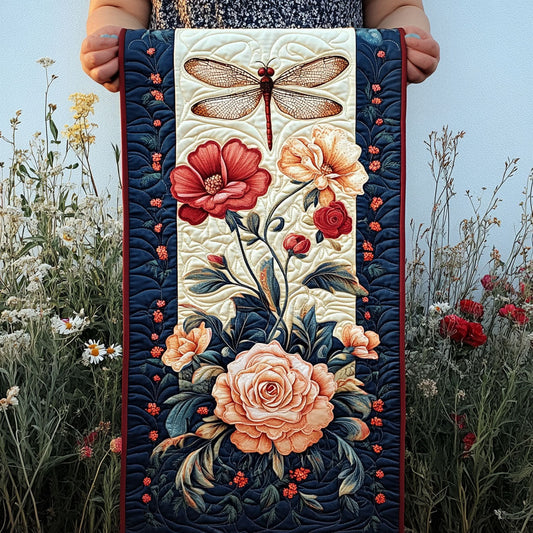 Dragonfly Delight Quilted Table Runner NCU0PT4497