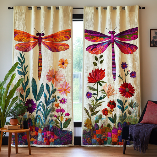 Dragonfly Dream Quilted Curtains NCU0DK10963