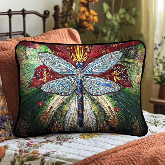 Dragonfly Dreams Quilted Bedding Pillow Case NCU0DK6169