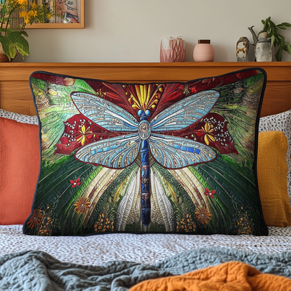 Dragonfly Dreams Quilted Bedding Pillow Case NCU0DK6169