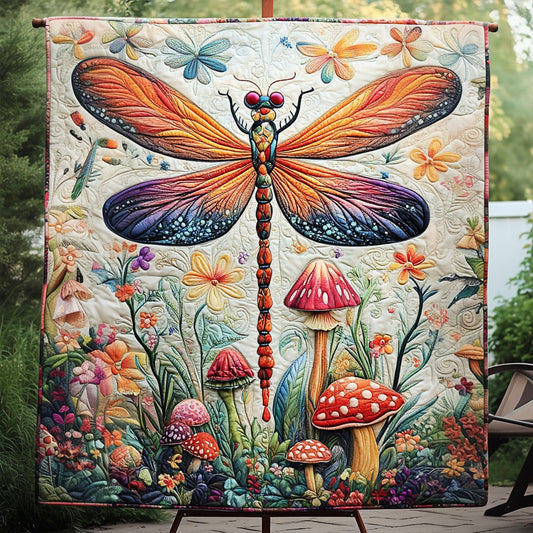 Dragonfly Dreams Quilted Blanket NCU0PT4163