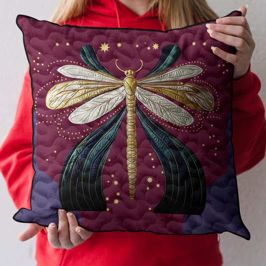 Dragonfly Dreams Quilted Pillow Case NCU0DK4180