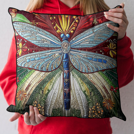 Dragonfly Dreams Quilted Pillow Case NCU0DK6168