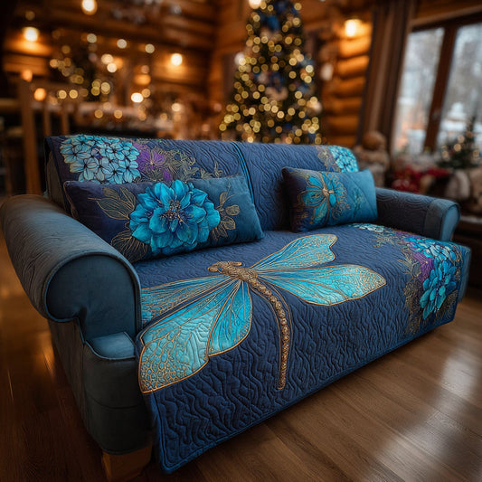 Dragonfly Dreams Quilted Sofa Cover NCU0DV8636