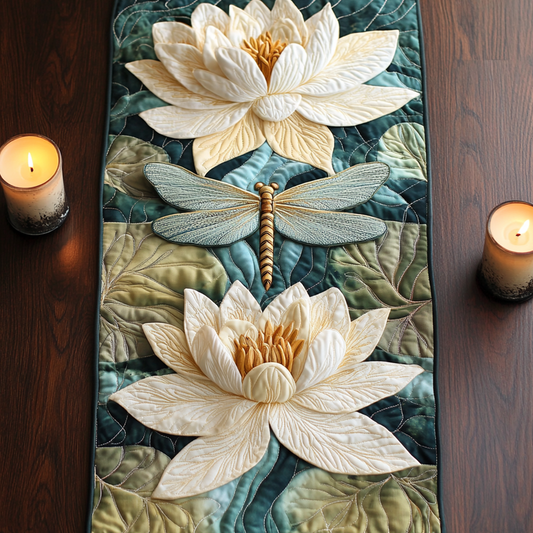 Dragonfly Dreams Quilted Table Runner NCU0VH3991