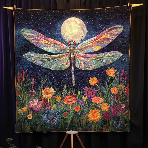 Dragonfly Dreamscape Quilted Blanket NCU0PT3223