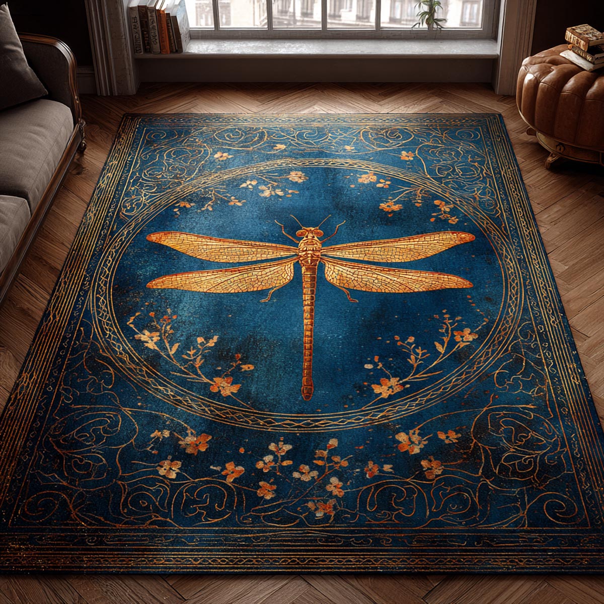 Dragonfly Glow Area Rug NCU0DV9225