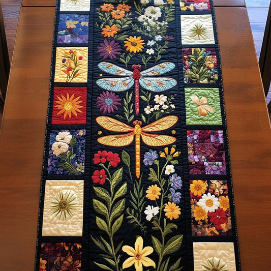 Dragonfly Glow Quilted Table Runner NCU0NT10401