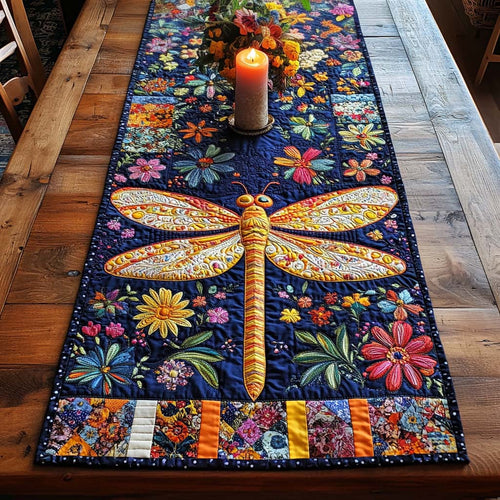 Dragonfly Grace Quilted Table Runner NCU0NT10402
