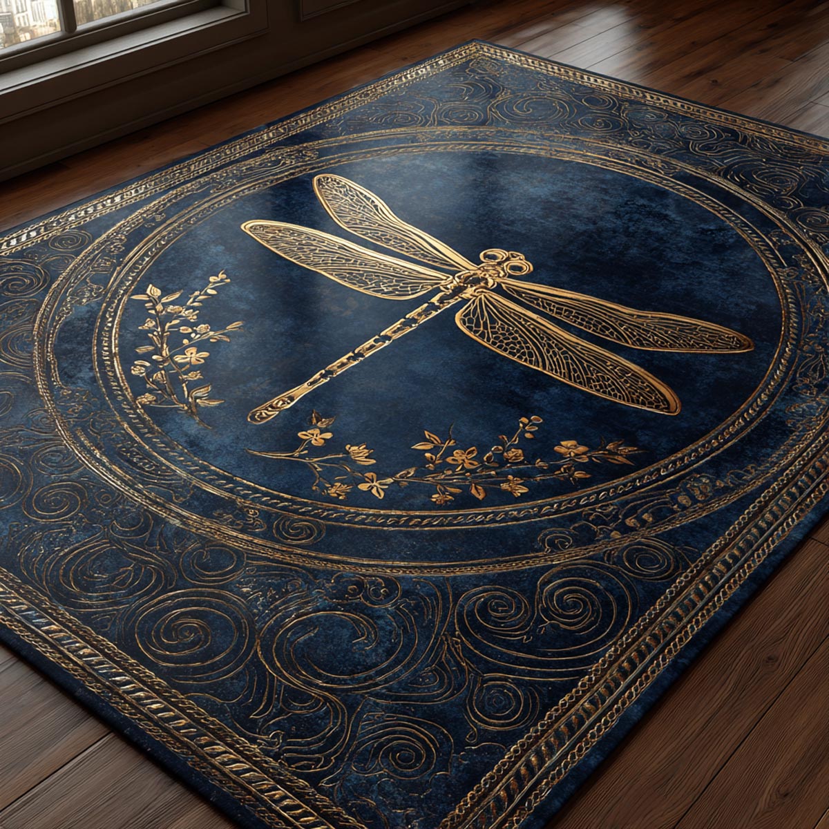 Dragonfly Harmony Area Rug NCU0DV9223