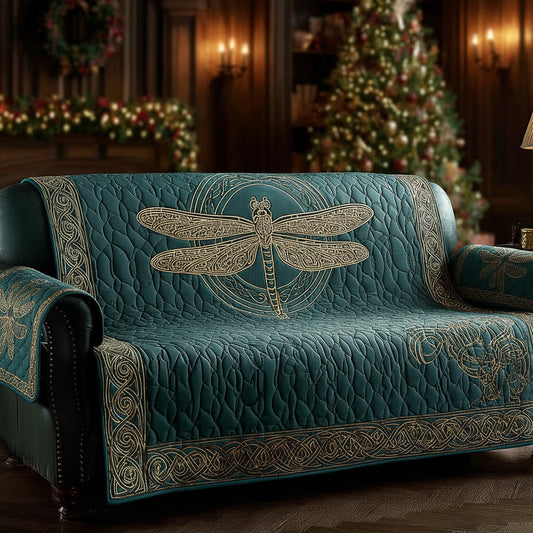 Dragonfly Harmony Quilted Sofa Cover NCU0DV8643
