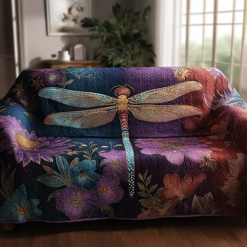 Dragonfly Light Quilted Sofa Cover NCU0DK11178