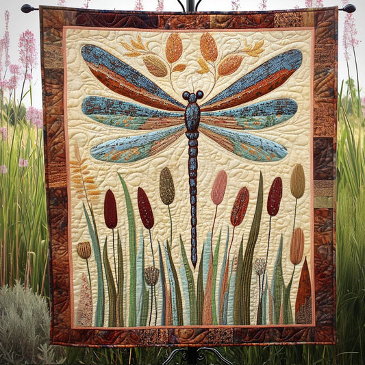 Dragonfly Reflection Quilted Blanket NCU0PT6505