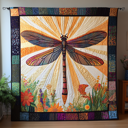 Dragonfly Spark Quilted Blanket NCU0DK8635