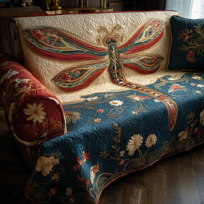 Dragonfly Spirit Quilted Sofa Cover NCU0DK11181