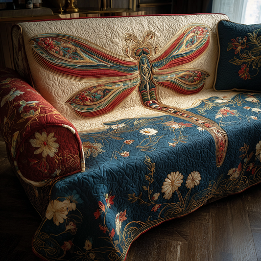 Dragonfly Spirit Quilted Sofa Cover NCU0DK11181