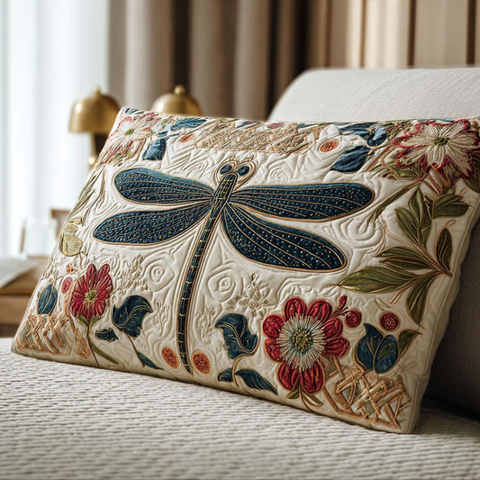 Dragonfly V2 Quilted Bedding Pillow Case NCU0PT8421