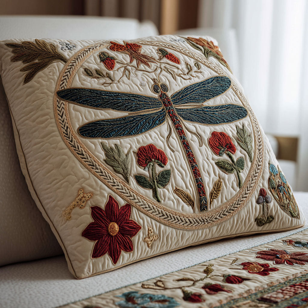 Dragonfly V2 Quilted Pillow Case NCU0PT8421